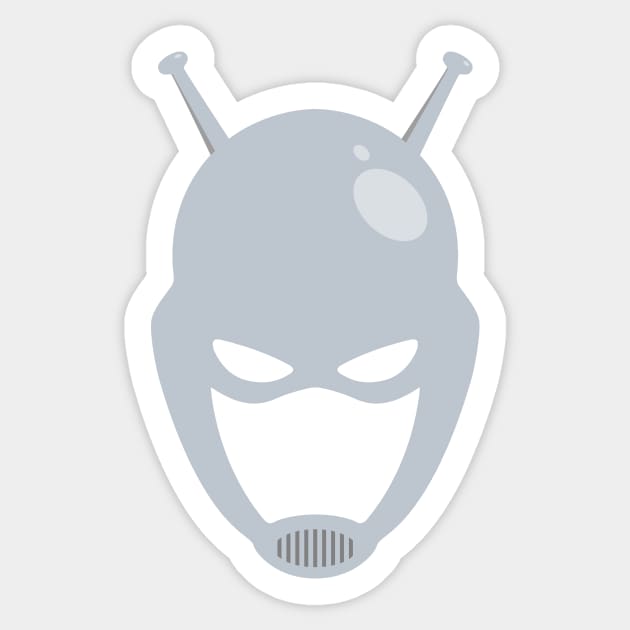 Ant-Man Helmet Sticker by Minimalist Heroes